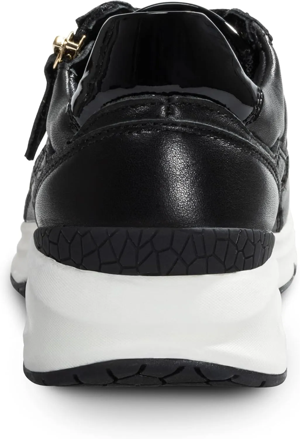 NACARAT Women's Genuine Leather Slip On Walking Shoes Fashion Sneaker with Side Zipper-1