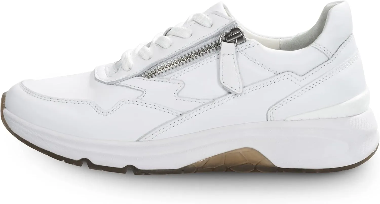 NACARAT Women's Genuine Leather Slip On Walking Shoes Fashion Sneaker with Side Zipper-1