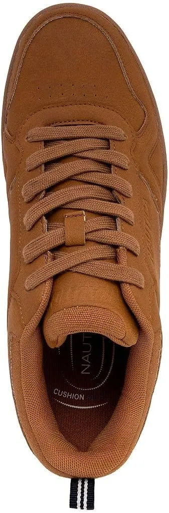 Nautica Men's Classic Low-Top Sneakers – Retro Lace-Up Casual Shoes for Tennis and Basketball-Inspired Style