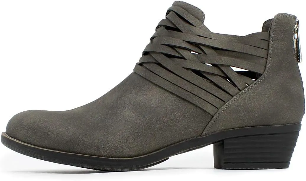 Nautica Women's Ankle Boot with Side Zipper - Stylish Dress Boot for Women | Featuring a Low Heel, Chic Design, and Versatile Sizing | The Perfect Ankle Bootie for Dressy and Casual Occasions - Alara