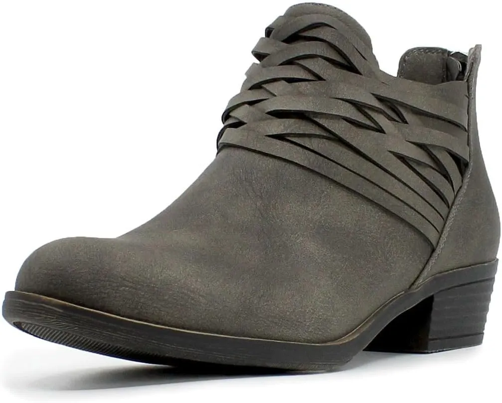 Nautica Women's Ankle Boot with Side Zipper - Stylish Dress Boot for Women | Featuring a Low Heel, Chic Design, and Versatile Sizing | The Perfect Ankle Bootie for Dressy and Casual Occasions - Alara