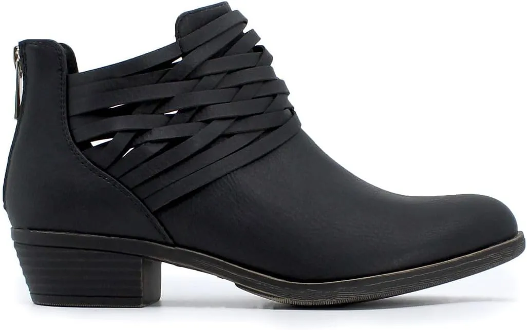 Nautica Women's Ankle Boot with Side Zipper - Stylish Dress Boot for Women | Featuring a Low Heel, Chic Design, and Versatile Sizing | The Perfect Ankle Bootie for Dressy and Casual Occasions - Alara