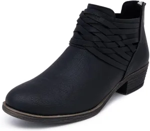 Nautica Women's Ankle Boot with Side Zipper - Stylish Dress Boot for Women | Featuring a Low Heel, Chic Design, and Versatile Sizing | The Perfect Ankle Bootie for Dressy and Casual Occasions - Alara