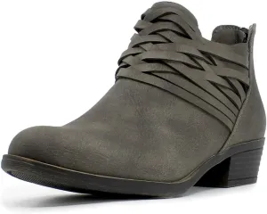 Nautica Women's Ankle Boot with Side Zipper - Stylish Dress Boot for Women | Featuring a Low Heel, Chic Design, and Versatile Sizing | The Perfect Ankle Bootie for Dressy and Casual Occasions - Alara