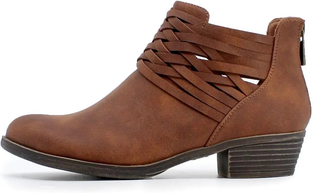 Nautica Women's Ankle Boot with Side Zipper - Stylish Dress Boot for Women | Featuring a Low Heel, Chic Design, and Versatile Sizing | The Perfect Ankle Bootie for Dressy and Casual Occasions - Alara