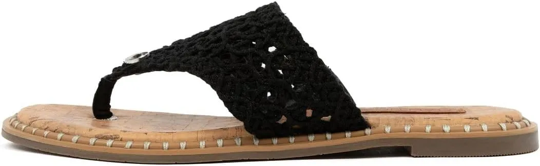 Nautica Women’s Woven Strap Thong Sandals – Comfortable Flat Slip-On Flip-Flops for Beach, Travel, and Everyday Casual Wear