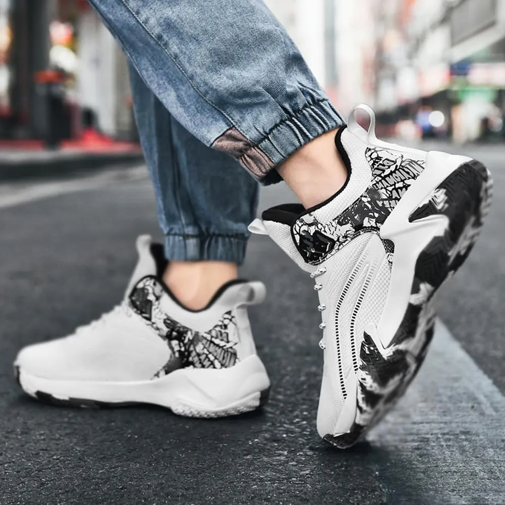 NCNDB High Top Unisex Basketball Shoes Fashion Sports Casual Outdoor Running Shoes