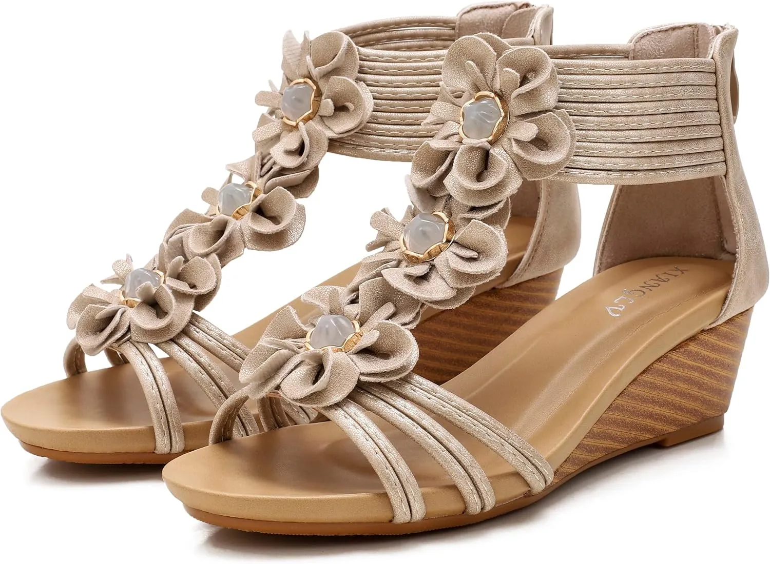 NEW Wedge Sandals for Women Open Toe Casual Summer Roman High Heel Beach Sandals