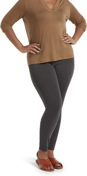 No Nonsense Classic Denim Leggings-Jeggings for Women with Real Back Pockets, High Waisted Stretch Jeans