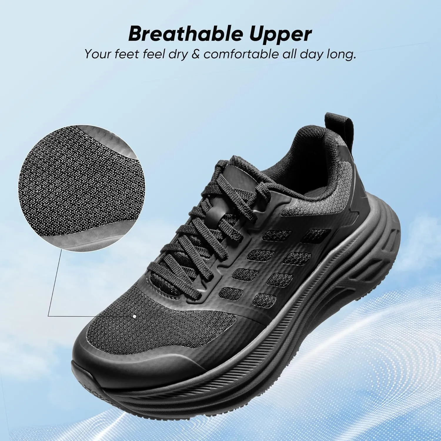 NORTIV 8 Women's Walking Shoes Cushion Running Tennis Shoes ActiveFloat Non-Slip Comfortable Breathable Workout Gym Sports Athletic Fashion Sneakers