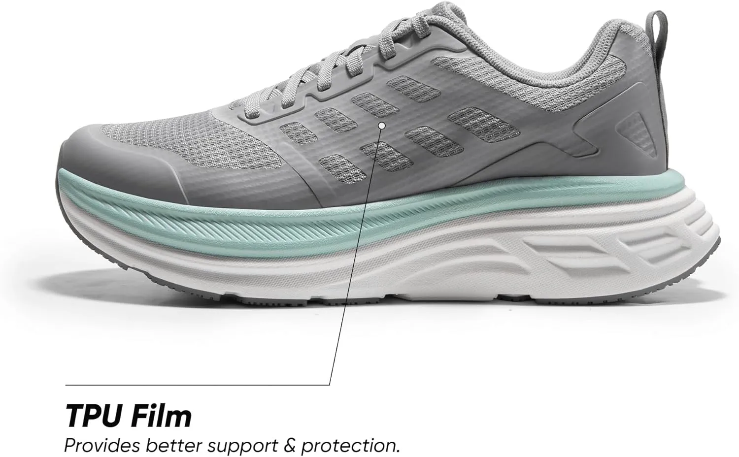 NORTIV 8 Women's Walking Shoes Cushion Running Tennis Shoes ActiveFloat Non-Slip Comfortable Breathable Workout Gym Sports Athletic Fashion Sneakers