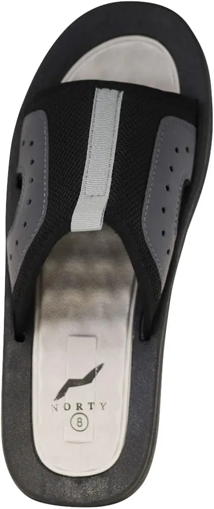 NORTY Men’s Slides Sandal Sport Sandals Open Toe Slip on Indoor Outdoor Shoes