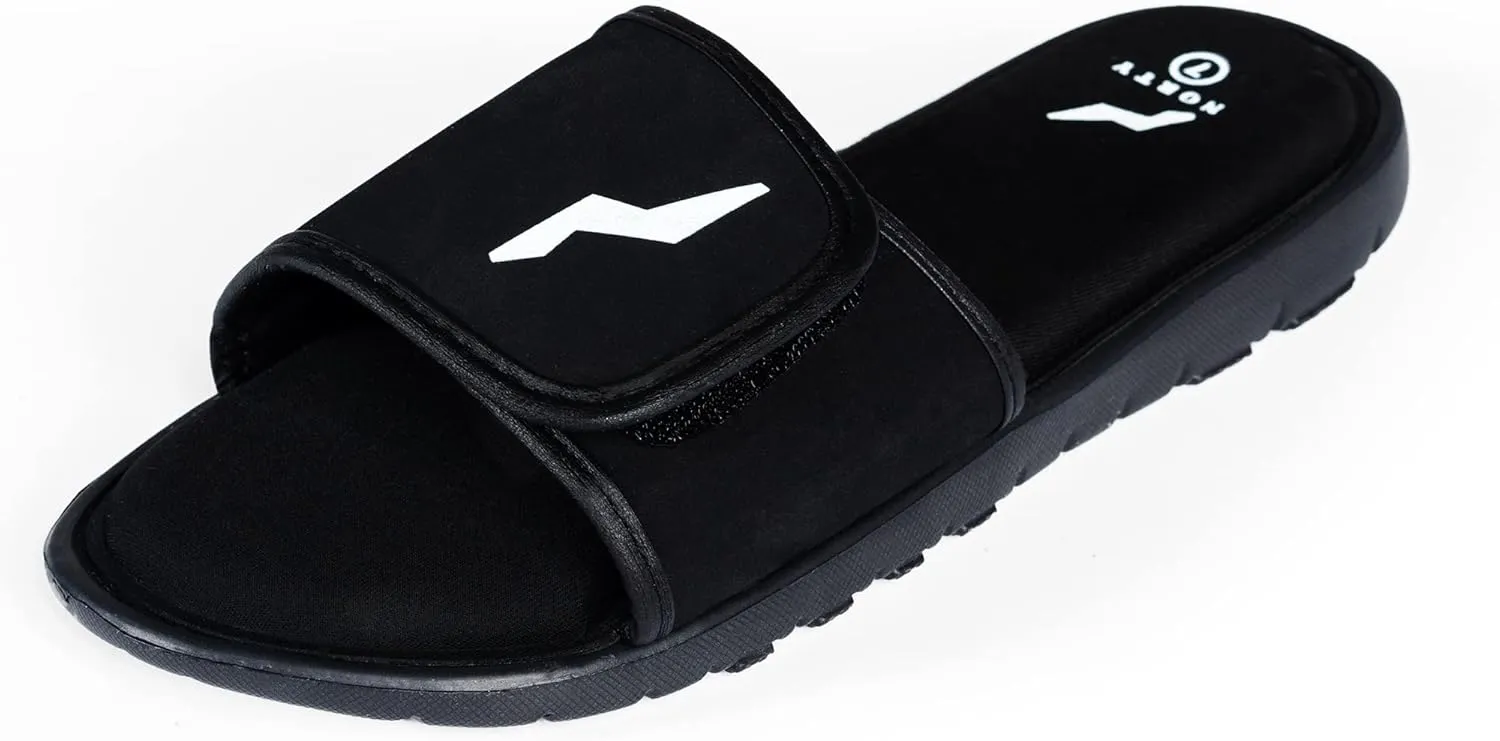 NORTY - Womens Memory Foam Footbed Sandals - Beach, Pool, Shower - Runs 1 Size Small