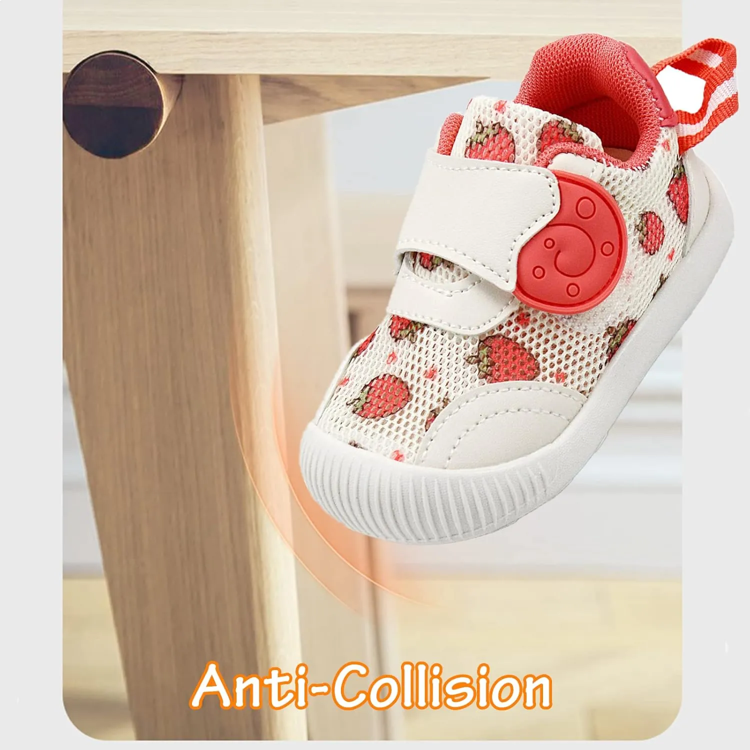 OAISNIT Baby Boys Girls Sneakers Anti Slip Lightweight Soft Toddler First Walkers for Walking Running