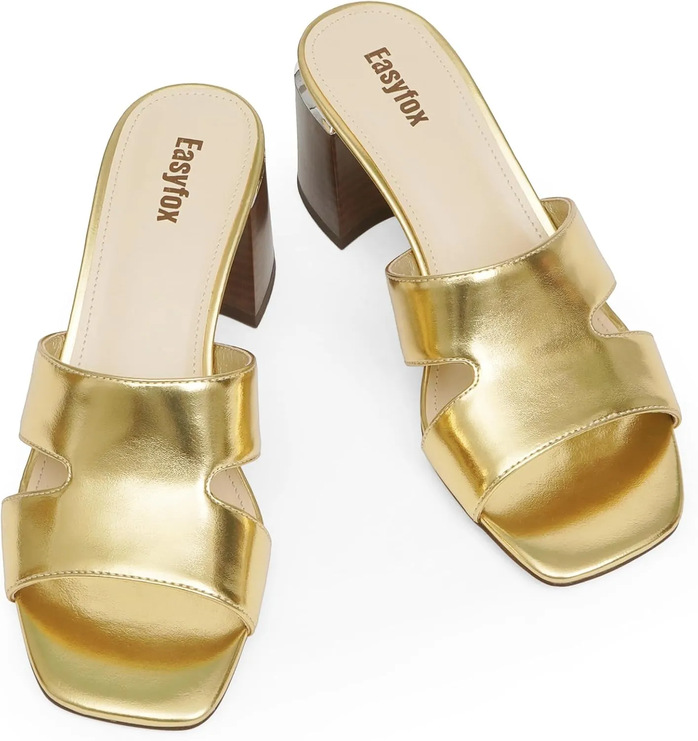 Open Toe Heeled Mules for Women Chunky Heel Sandals for Women 2025