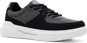OrthoComfoot Men's Orthopedic Fashion Sneakers for Plantar Fasciitis: Comfortable Walking Shoes with Arch Support, Casual Cushion Orthotic Shoes for Foot and Heel Pain Relief