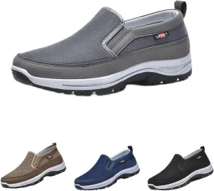 Orthopedic Shoes for Men Hiking Shoes Non-Slip Outdoor Walking Sneakers with Arch Support Walking Loafers