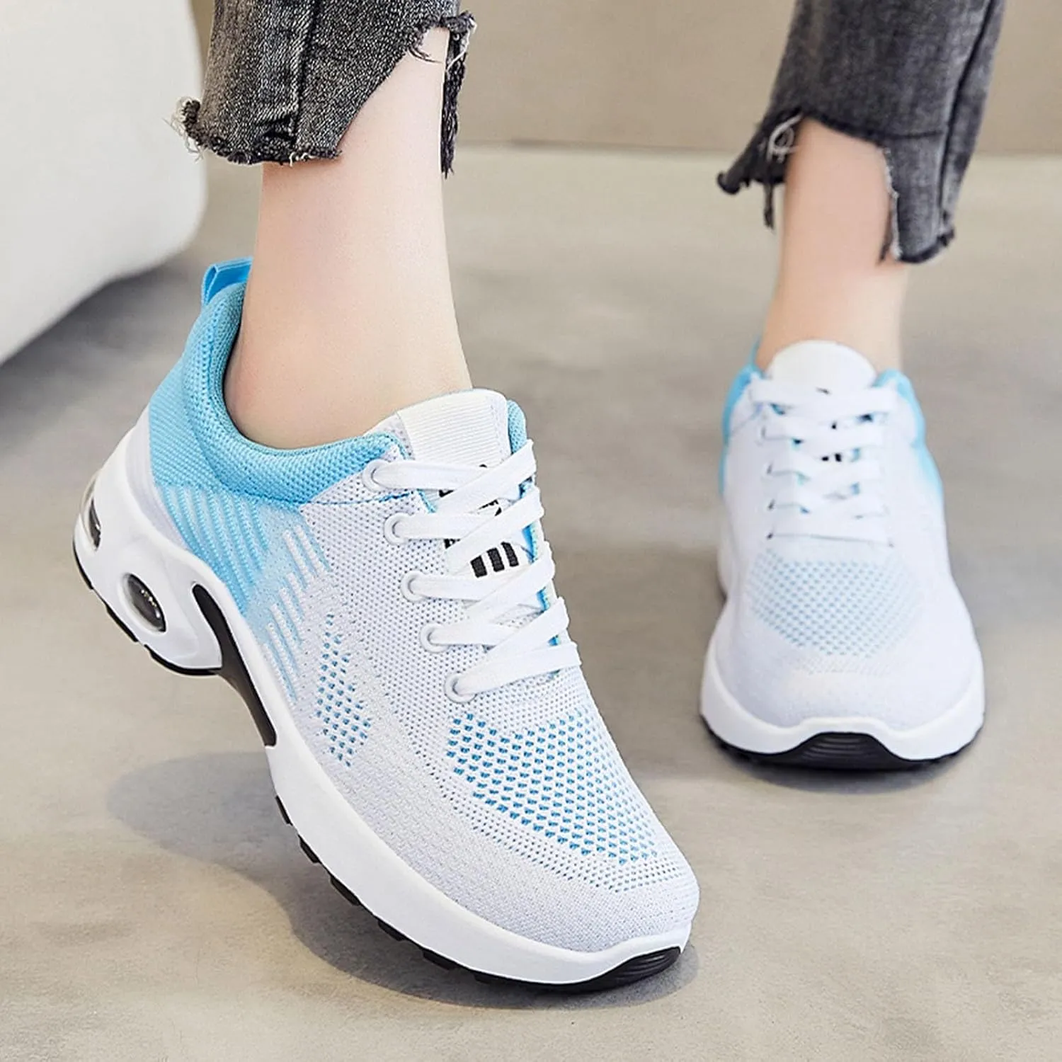 Orthopedic Shoes for Women Wide Width Toe Box Shoes Arch Support Walking Shoes Plantar Fasciitis Tennis Sneakers
