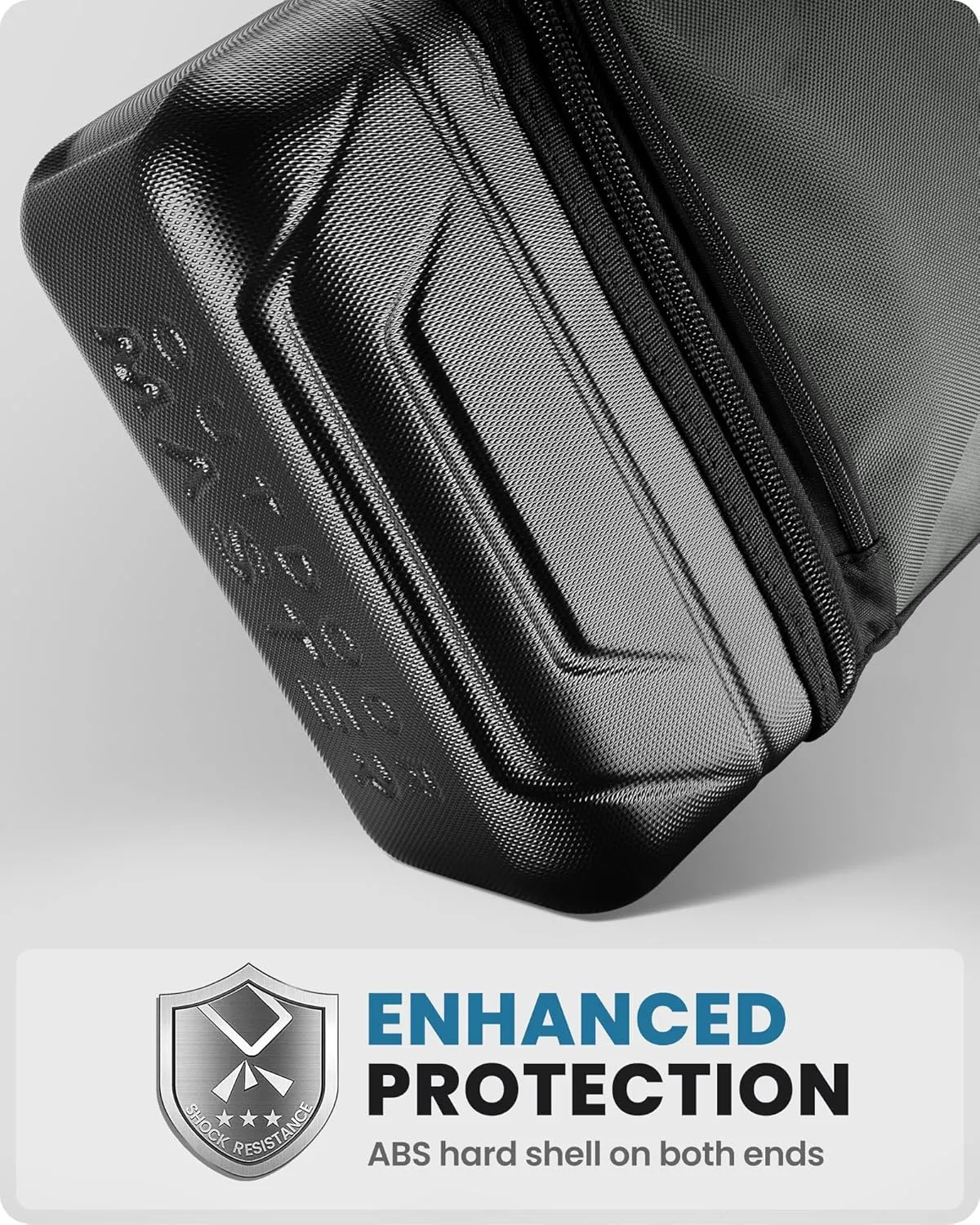OutdoorMaster Snowboard Bag, ABS Hard Shell Ends Snowboard Travel Bag with Water Resistant Lining, Padded Snowboarding Bag for Travel