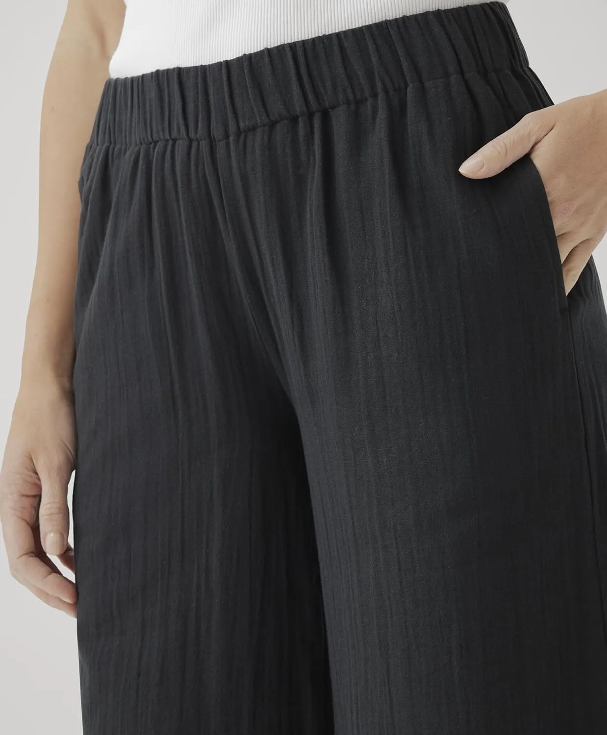 Pact Organic Cotton Women's Gauze Wide Leg Pant