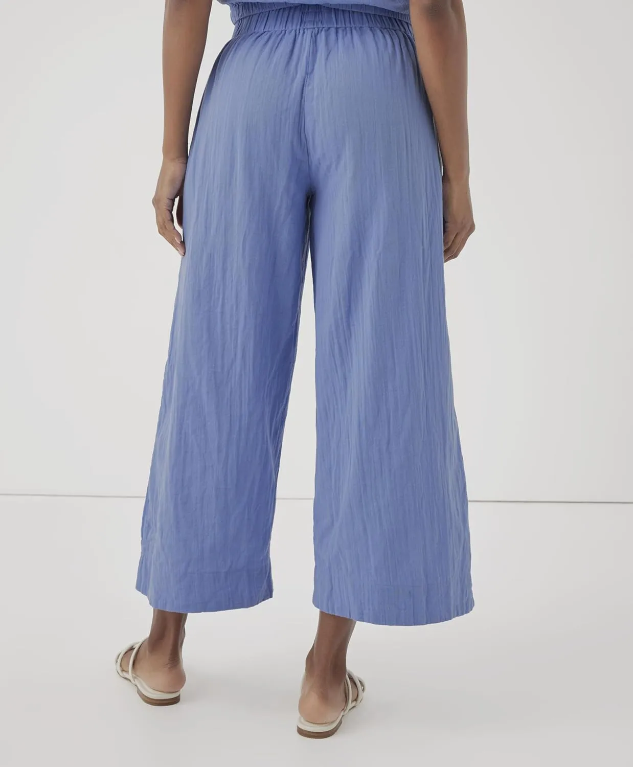 Pact Organic Cotton Women's Gauze Wide Leg Pant