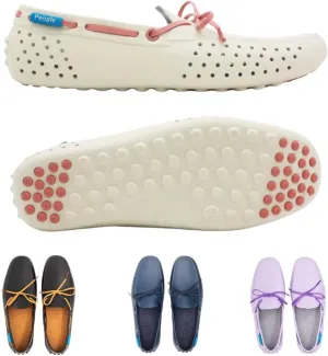 People Footwear Boat Shoes, Eco-Friendly Water Shoes with Bloom Material, The Stylish Rubber Loafers are Comfort, Lightweight, Waterproof & Anti-Slippery