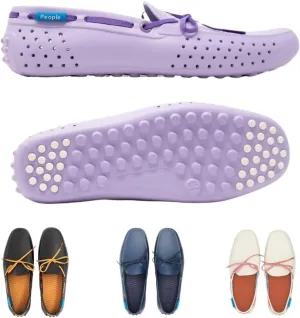 People Footwear Boat Shoes, Eco-Friendly Water Shoes with Bloom Material, The Stylish Rubber Loafers are Comfort, Lightweight, Waterproof & Anti-Slippery