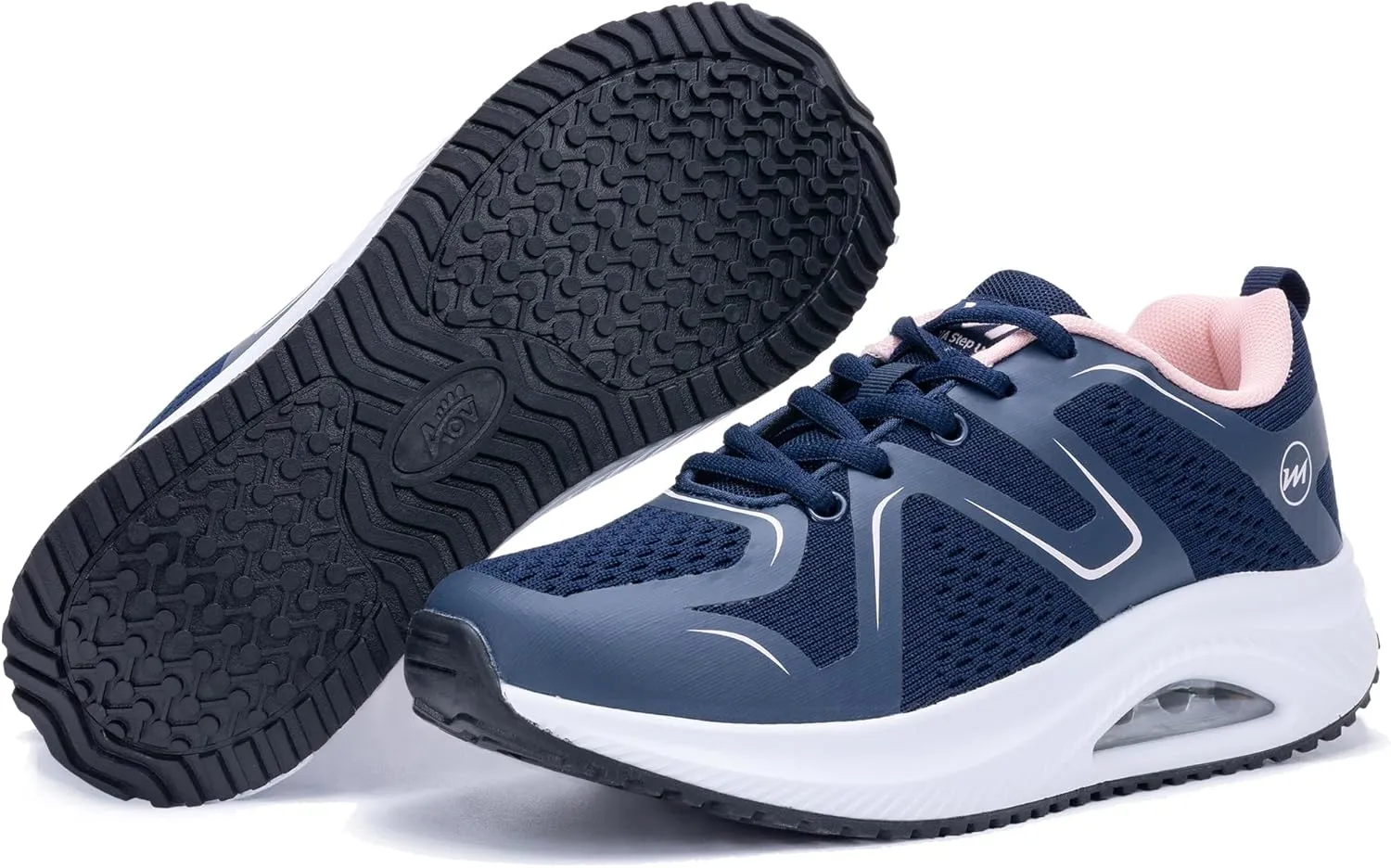 PERSOUL Womens Walking Shoes with Arch Support Plantar Fasciitis Shoes Air Tennis Sneakers Orthotic Shoes for Foot Pain Relief Size 6-11