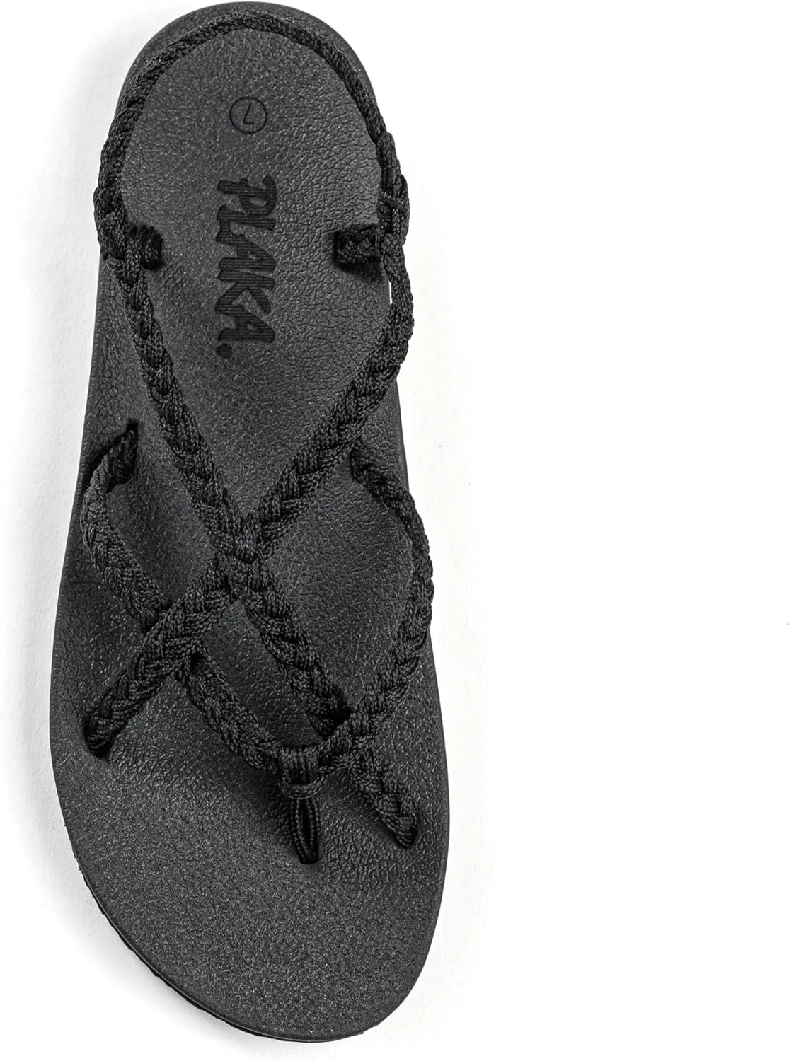 Plaka Lagoon Arch Support Sandals for Women - Comfort Collection, Strappy Braided & Water-Resistant Design - Ideal for Walking, Beach & Summer Use - Patented Sole