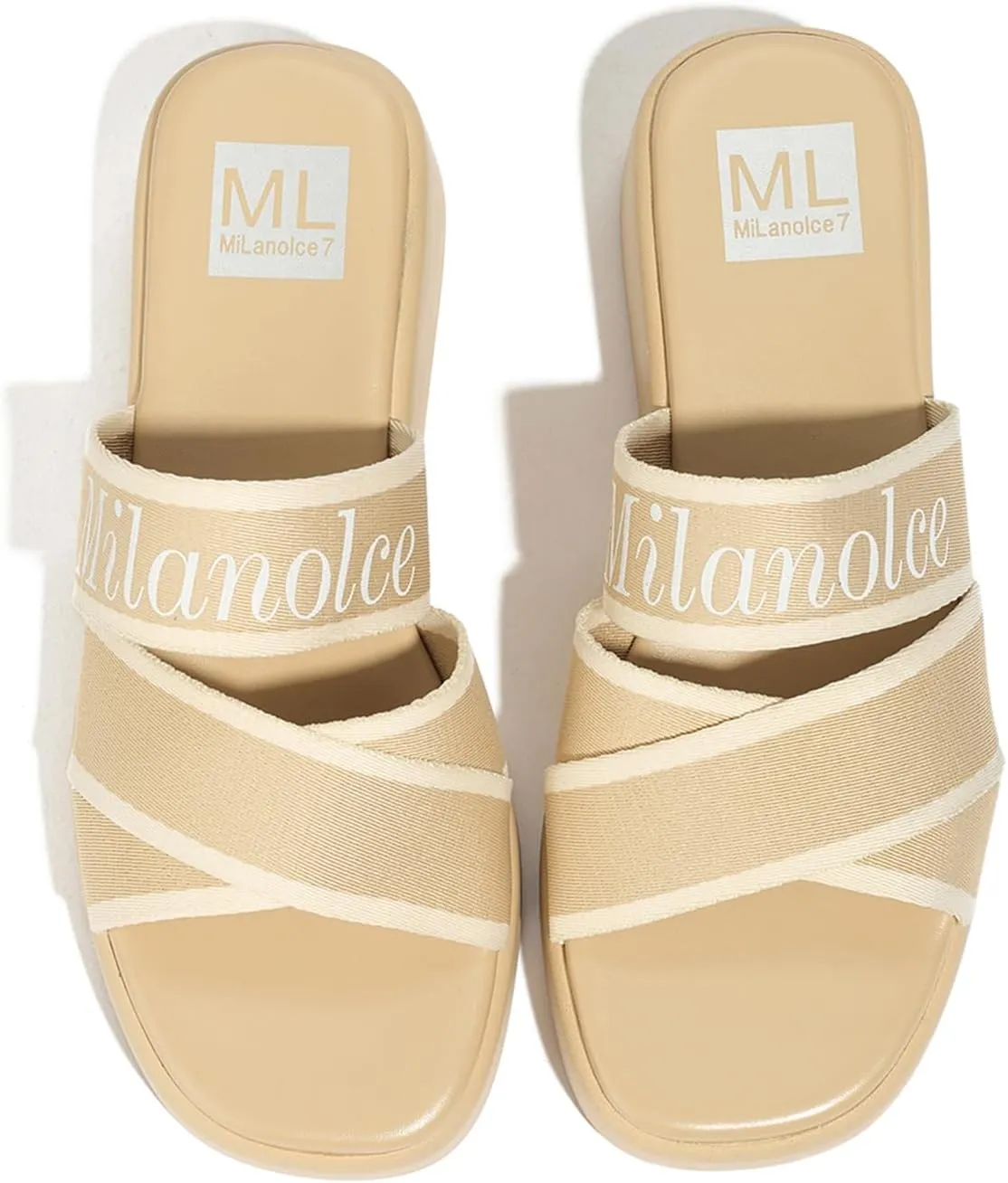Platform Sandals Comfortable Slip On Wedge Sandals for Women Bohemia summer Open Toe Wedges Slides