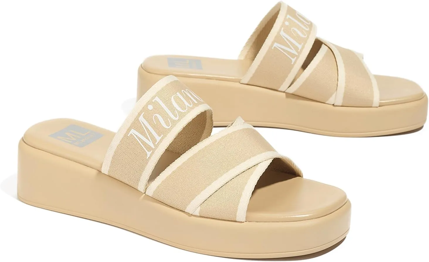 Platform Sandals Comfortable Slip On Wedge Sandals for Women Bohemia summer Open Toe Wedges Slides