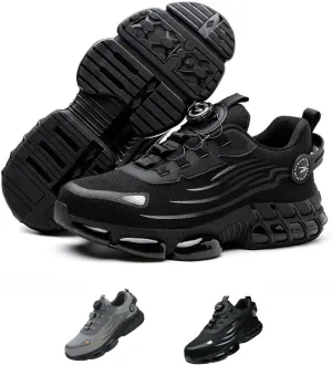Prestivos Steel Toe Shoes,Men's Industrial & Construction Safety Shoes,Anti-Slip Puncture Resistant Lightweight Boots