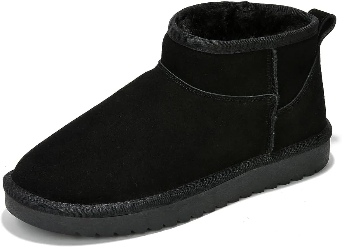 Project Cloud Genuine Suede Ankle Boots for Women - Water Resistant with Memory Foam Insole Winter Boots for Women - Trending Shoes & Comfortable Women's Ankle Boots (Hippy)