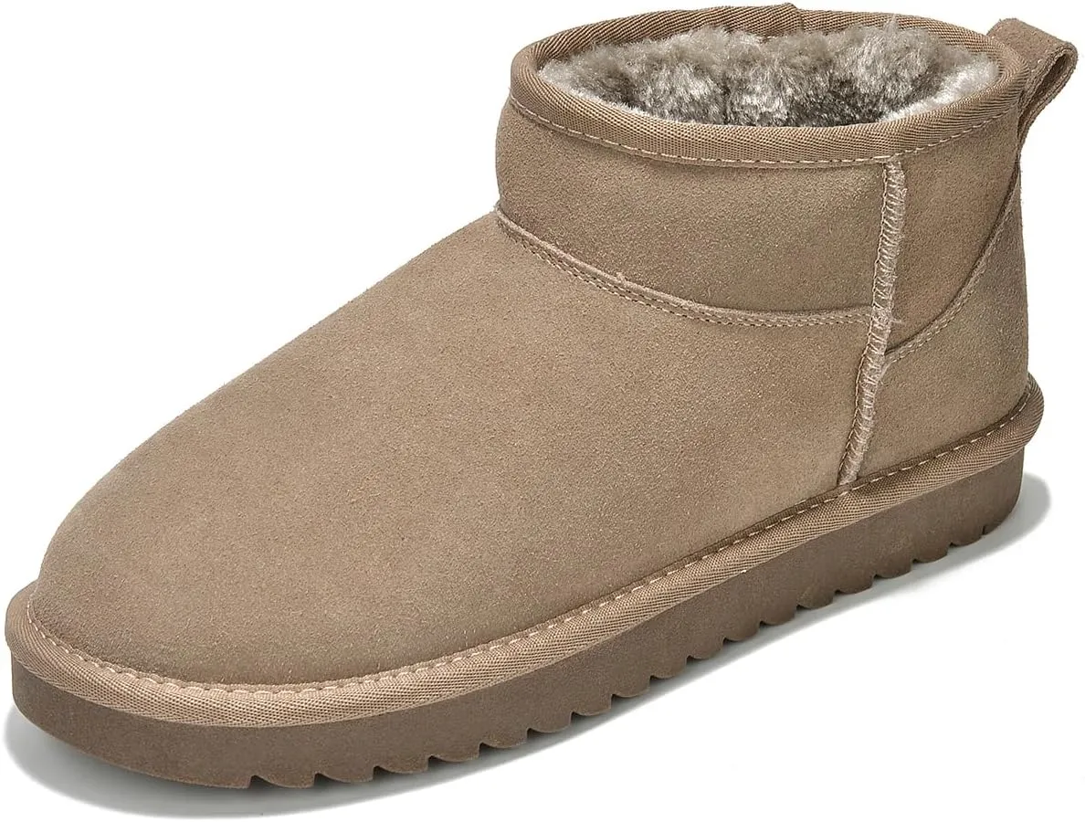 Project Cloud Genuine Suede Ankle Boots for Women - Water Resistant with Memory Foam Insole Winter Boots for Women - Trending Shoes & Comfortable Women's Ankle Boots (Hippy)