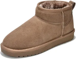 Project Cloud Genuine Suede Ankle Boots for Women - Water Resistant with Memory Foam Insole Winter Boots for Women - Trending Shoes & Comfortable Women's Ankle Boots (Hippy)