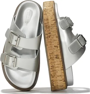 Project Cloud Platform Womens Sandals - Summer Womens Sandals with Memory Foam Insole Wedges - Stylish and Comfortable Women Footwear - Lightweight Women Wedges (Brisbane)