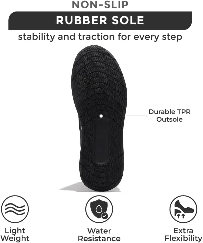 Project Cloud Sneakers for Men Shoes - Memory Foam Insole Non-Slip Casual Shoes for Men Footwear - Lightweight Vegan Leather Fashion Sneakers (Kurt)