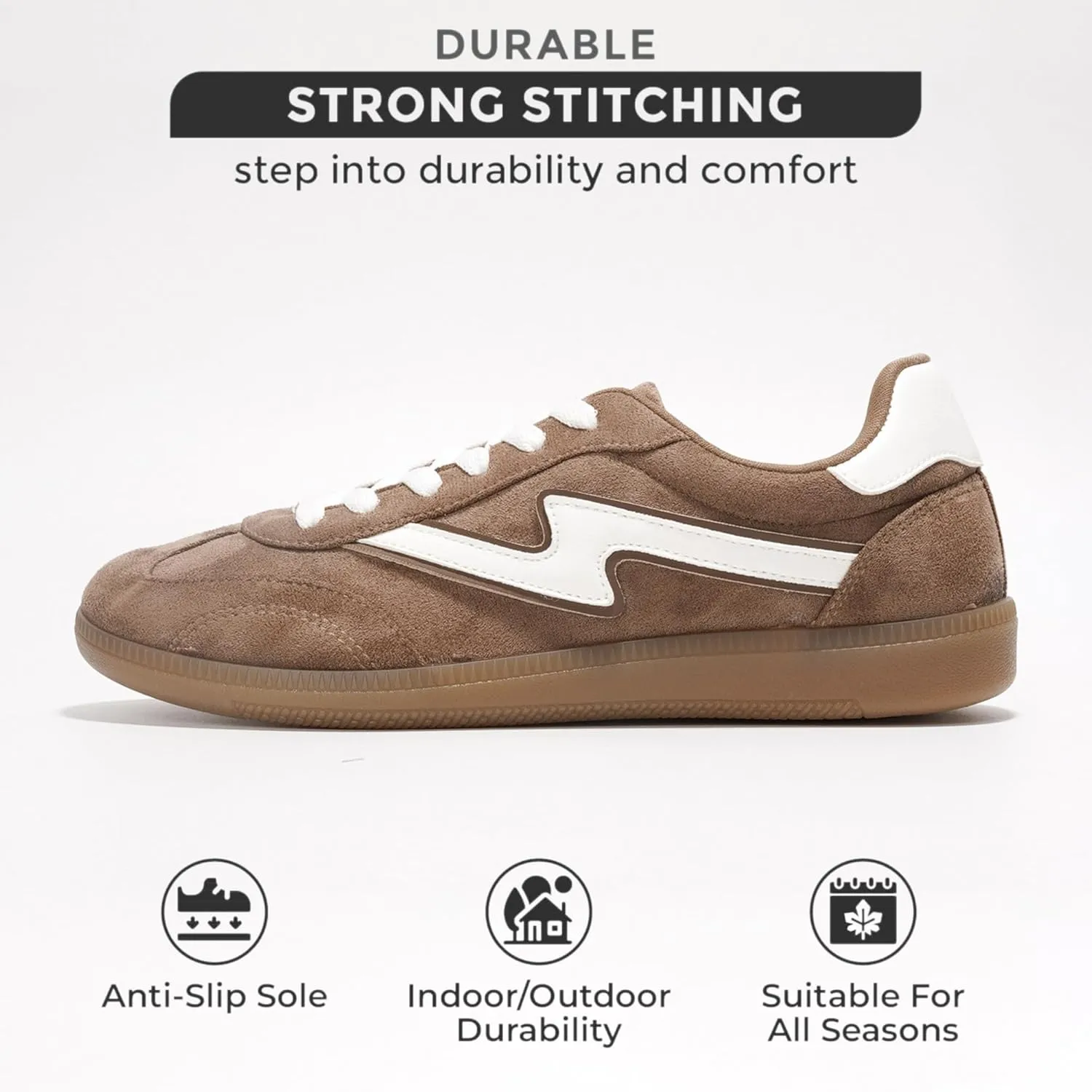 Project Cloud Sneakers for Women - Lace-Up Shoes for Women Trendy Women Sneakers with Memory Foam Insole Women's Fashion Sneakers Non-Slip Womens Shoes (Irita)