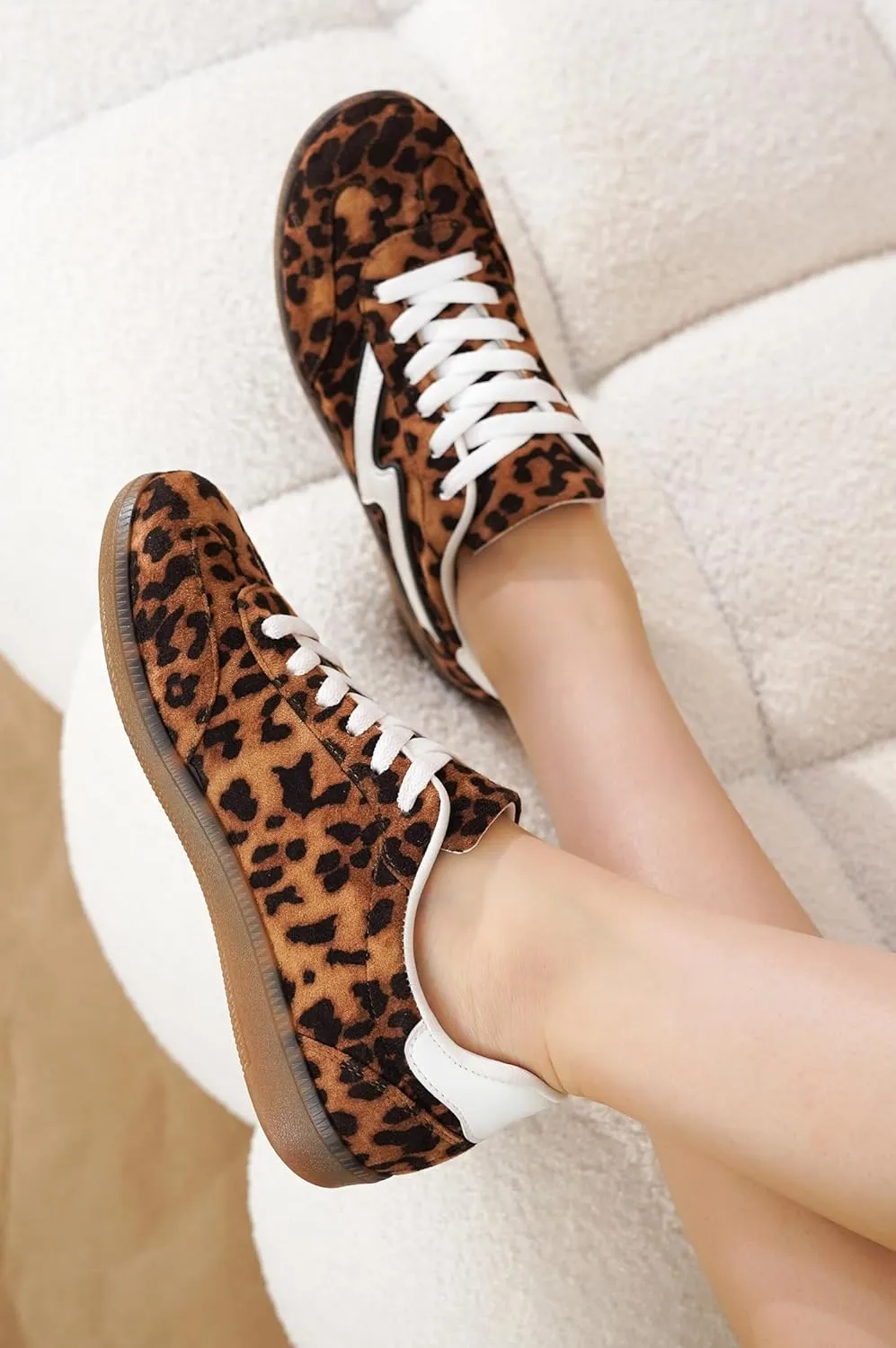 Project Cloud Sneakers for Women - Lace-Up Shoes for Women Trendy Women Sneakers with Memory Foam Insole Women's Fashion Sneakers Non-Slip Womens Shoes (Irita)