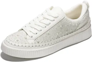 Project Cloud Sneakers for Women - Memory Foam Shoes for Women & Women's Fashion Sneakers, Lace-Up Sneakers for Women - Non-Slip Shoes - Womens Trendy Sneakers (Lona)