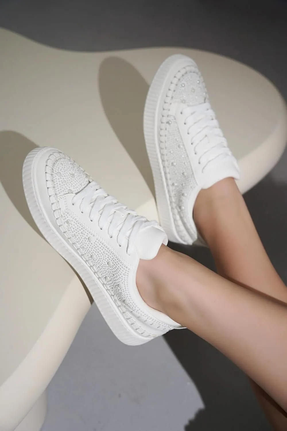 Project Cloud Sneakers for Women - Memory Foam Shoes for Women & Women's Fashion Sneakers, Lace-Up Sneakers for Women - Non-Slip Shoes - Womens Trendy Sneakers (Lona)