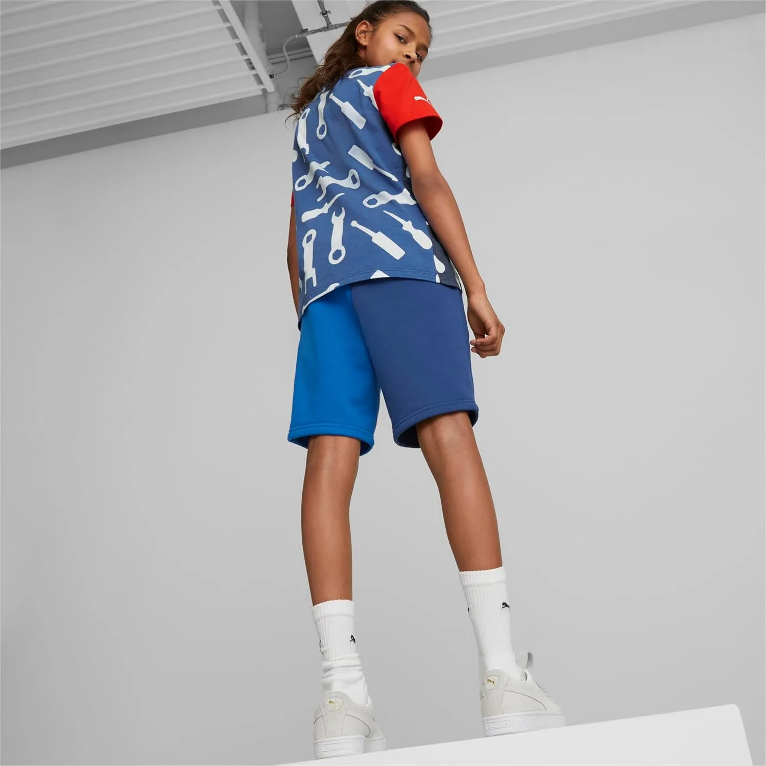 PUMA Kids' BMW M Motorsport Essentials Shorts