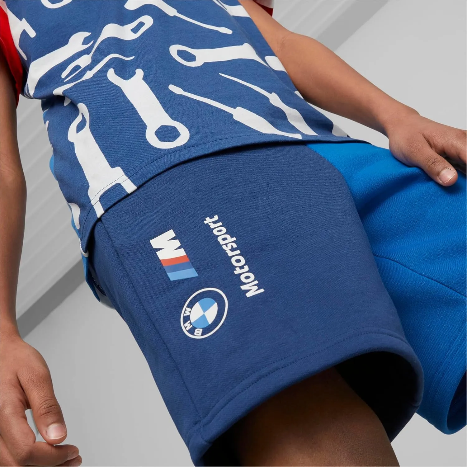 PUMA Kids' BMW M Motorsport Essentials Shorts