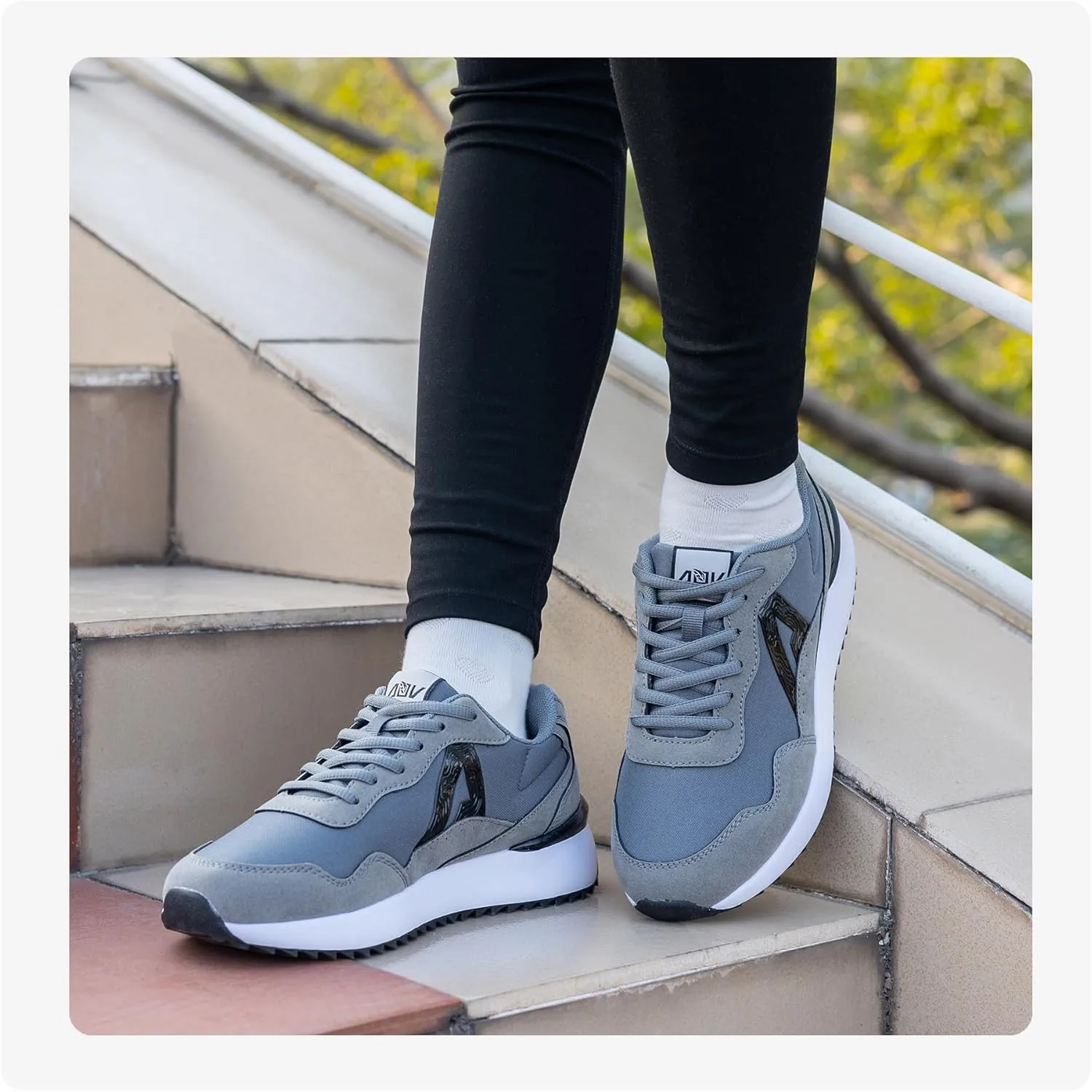 QAUPPE Womens Walking Sneakers Tennis Running Comfortable Shoes Casual Fashion Sneakers