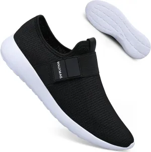 QIJGS Slip on Shoes for Men Running Tennis Athletic Gym for Men Mesh Lightweight Sports Fashion Workout Casual Sneakers