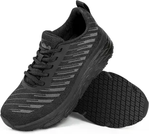 R CORD Non Slip Work Shoes Women Food Service Comfortable Water Resistant Womens Sneakers Slip Resistant Work Shoes Women