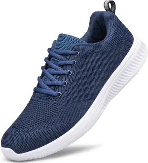 Raoendis Mens Walking Shoes Ultra Lightweight Breathable Running Shoes Non Slip Athletic Fashion Sneakers Mesh Workout Casual Sports Shoes