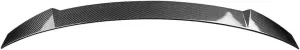 Rear Trunk Lid Spoiler Wing Shiny Black Anti-Scratch Guard & Body Kit Repair Compatible for KIA K5 2021-2023(Carbon Look)