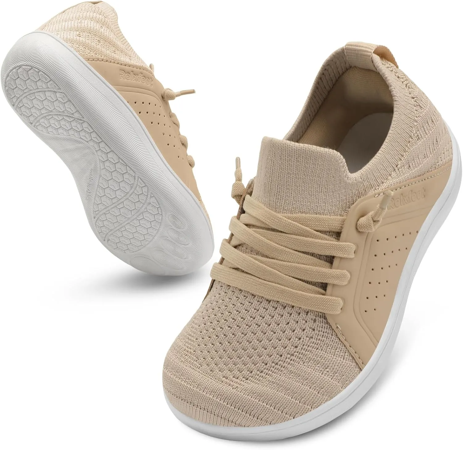 relxfeet Toddler Shoes Boys Girls Wide Barefoot Slip On Walking Tennis Sneakers