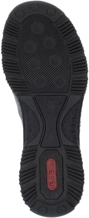 Rieker N3267 Nikita Slip-On Women's Sneakers - Lightweight Walking Shoes with Shock-Absorbing Sole, Elastic Lacing, Premium Cushioning Footbed for Everyday Wear